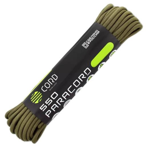 Паракорд 550 Cord nylon 30м RUS Olive