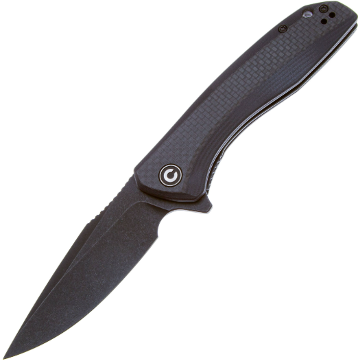 Нож склад. CIVIVI Baklash Blackwash сталь 9Cr18MoV, рукоять Twill CF/Black Carbon