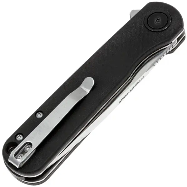 Нож складной Braddock Black, чёрная рукоять G10, сталь 440B №4