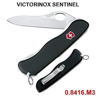 Нож Sentinel One Hand belt-clip, 111 мм, 5 функций, черный 0.8416.М3 №2