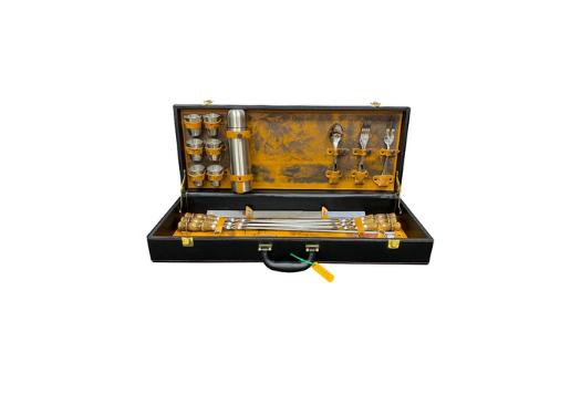 Набор подарочный 041-6м/0,5 (рыжая кожа)