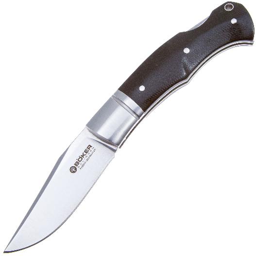 Нож складной Boxer Micarta, чёрн. рук-ть, микарта, сталь N690