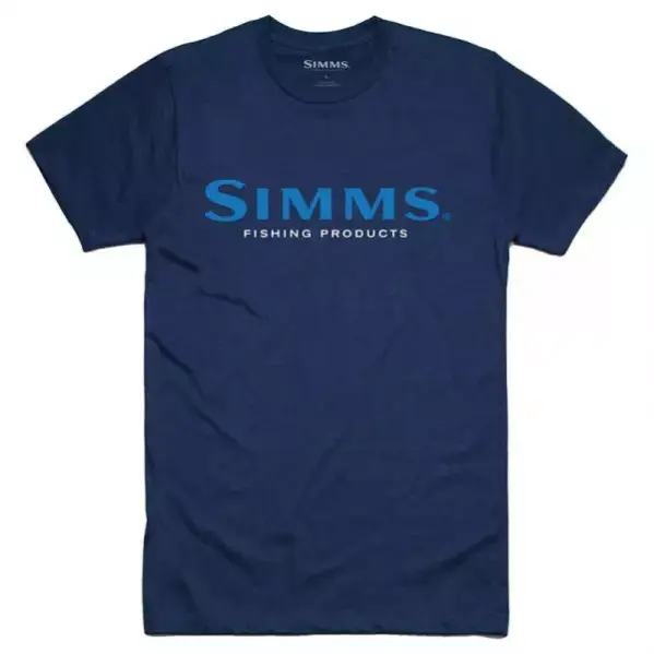 Футболка Simms Logo T-Shirt, Dark Moon Heather ()