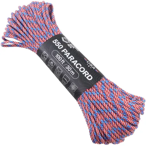 Шнур Paracord 550 Atwoodrope 100ft (Flag)