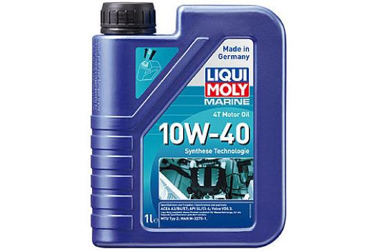 Масло мот. д/лодок HC-синт. LiquiMoly Marine 4T Motor Oil 10W-40 CI-4/SL A3/B4/E7, 1л