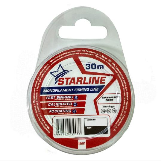 Леска монофильная Starline (transparent) 30м