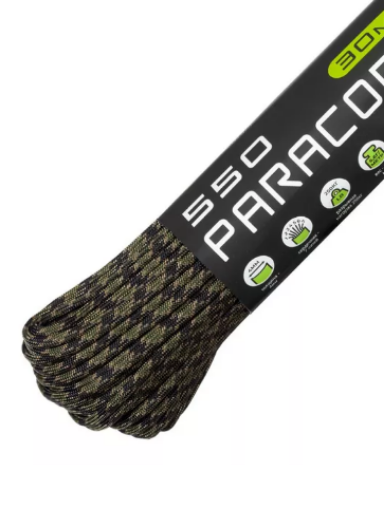 Паракорд 550 Cord nylon 30м RUS Forest Camo