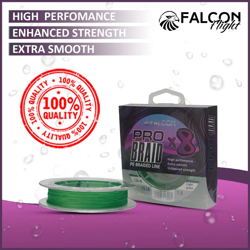Шнур Falcon X8 Light green (светло-зелёный)