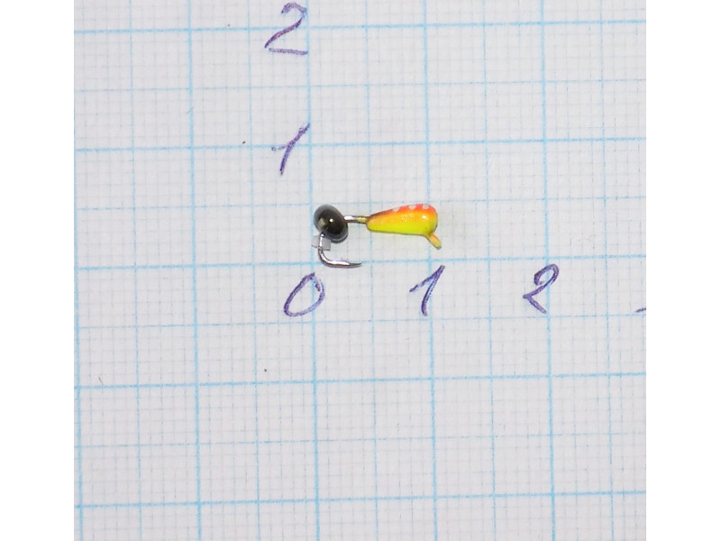 Капля с петлей цветная с эксцентриком Хамелеон 6х2,5мм 2633М