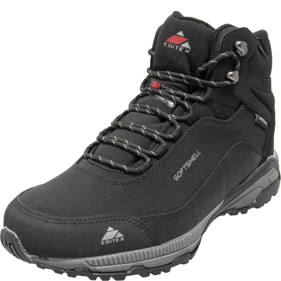 Ботинки мужские зимние Taiga (текститль/нат.нкбук) цв.черный W915-1N I