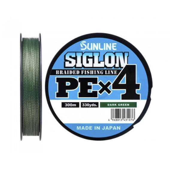 Шнур Sunline Siglon PEx4 300м Dark Green