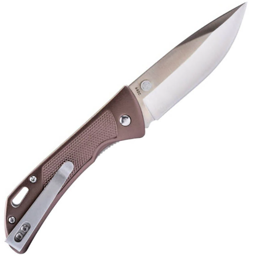 Нож складной Advance Dark Bronze, бронз. алюм. рукоять, клинок 440С №1