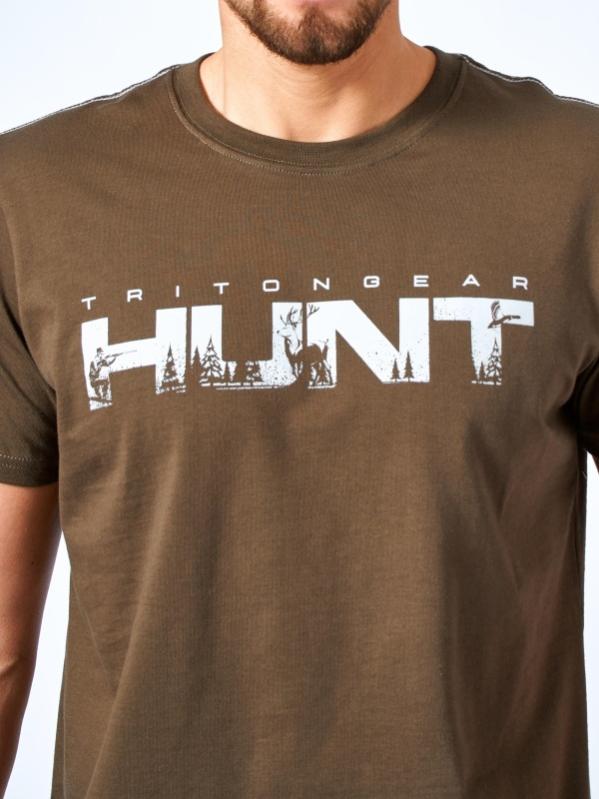 Футболка Hunt (хлопок/коричневый)  №3
