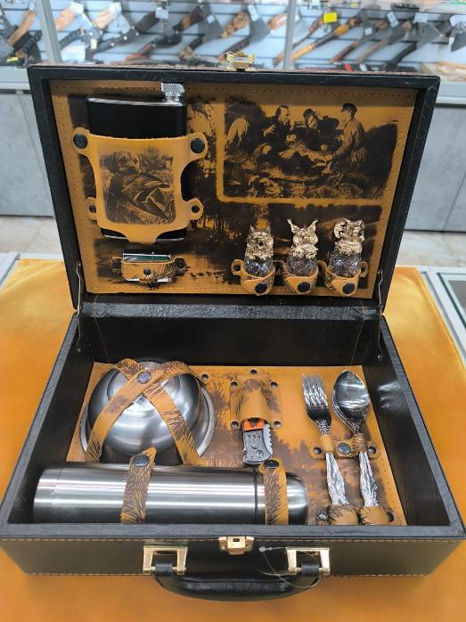 Набор подарочный 015-3 (рыжая кожа) №4