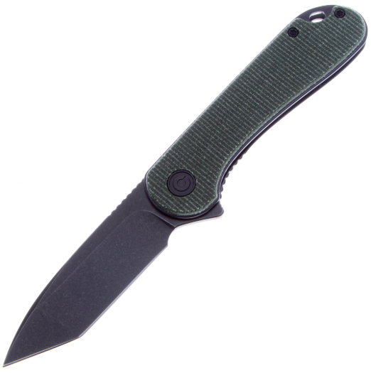 Нож склад. CIVIVI Elementum Tanto Blackwash сталь D2 рукоять Green Micarta