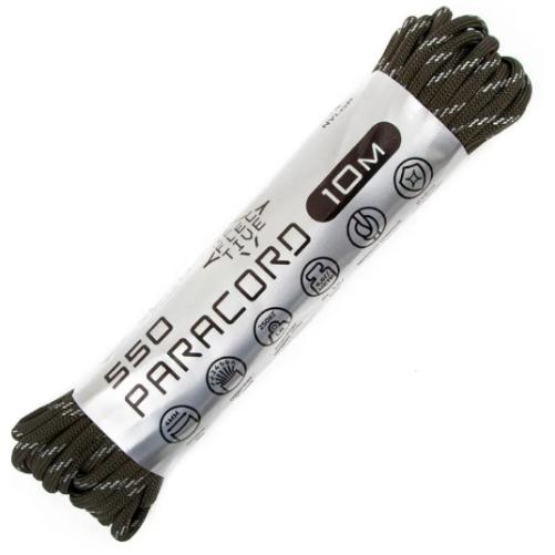 Паракорд 550 Cord nylon 10м RUS  световозвращающий hunter