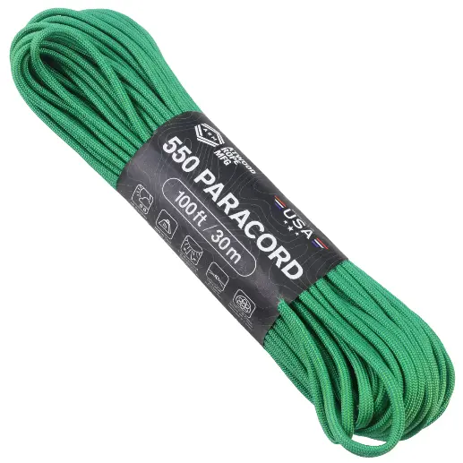 Шнур Paracord 550 Atwoodrope 1000ft (Green)