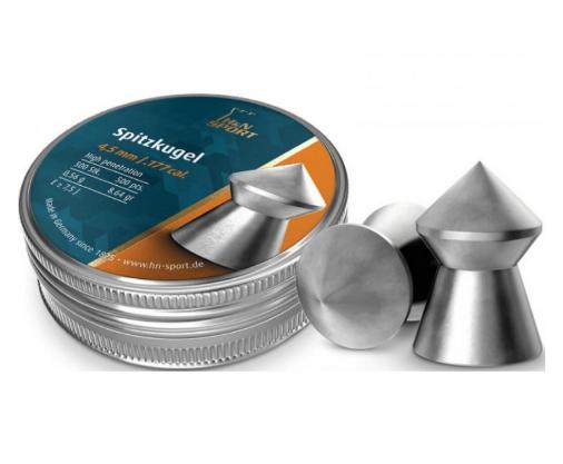 Пуля пневм. H&N Spitzkugel 4,5 мм, 0,56 г (500 штук)