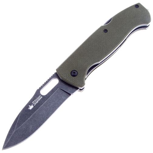 Нож складной Ute 440C BlackWash Green