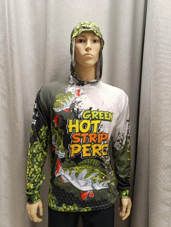 Джерси ExCool Green Perch капюшон, манжеты  №3