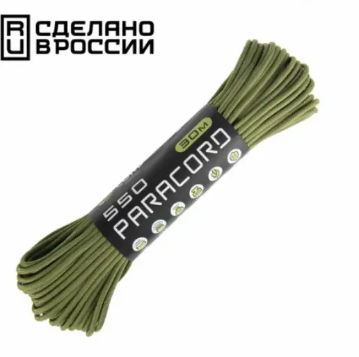 Паракорд 550 Cord nylon 30м RUS Moss