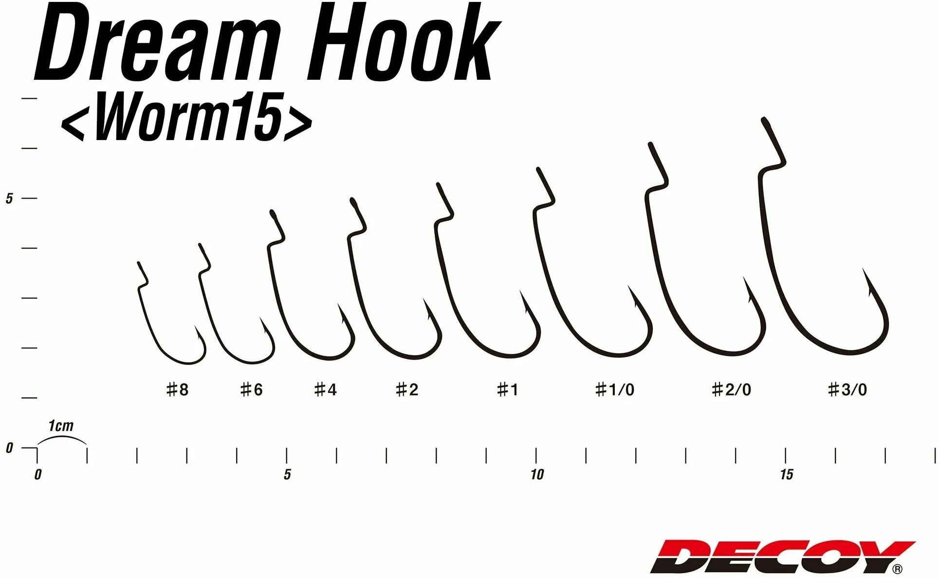 Крючок DECOY Worm 15