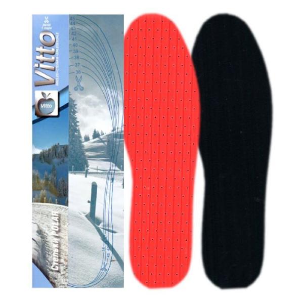 Стельки ЗИМА Polar двухслойные, теплый материал, латекс с активированным углем 36/46