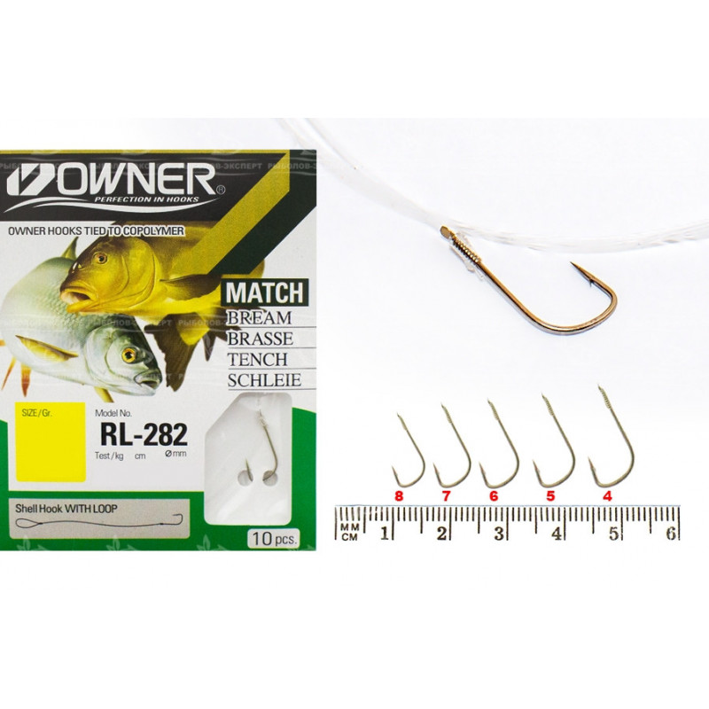 Крючок с пов.Owner RL-282 Match №4