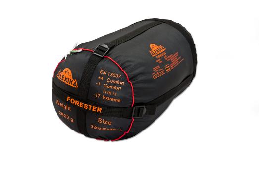 Спальный мешок Forester зеленый, левый 9230.01012