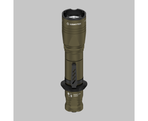 Фонарь Armytek Dobermann Pro Magnet USB Olive Теплый №1