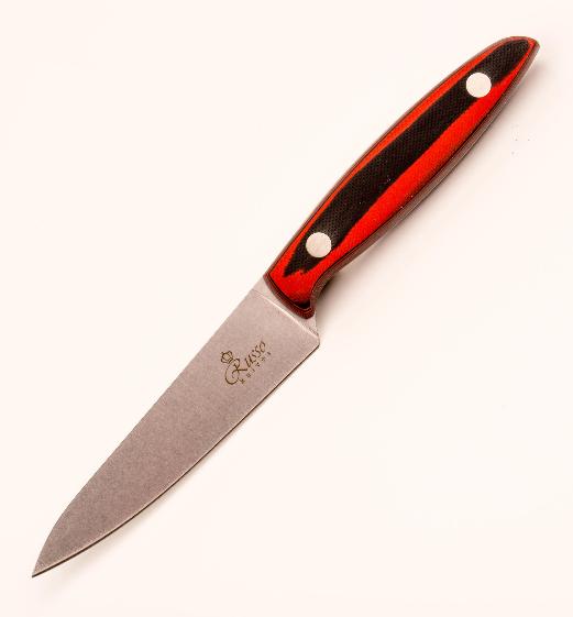 Нож кухонный Alexander S AUS-8 Red G10