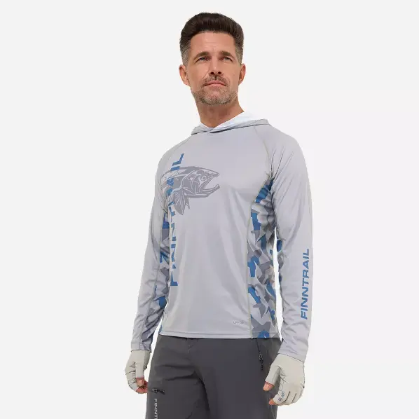 Лонгслив  Finntrail Wave Big Fish 6609 Grey