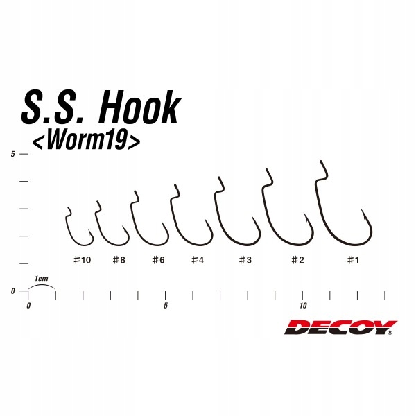 Крючок DECOY Worm 19 №3