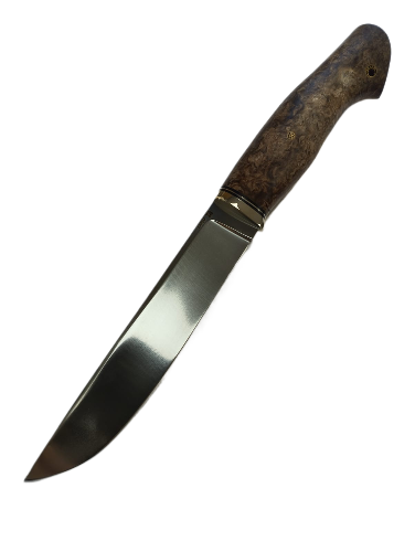 Нож Адмирал N690 Карельская берёза №1