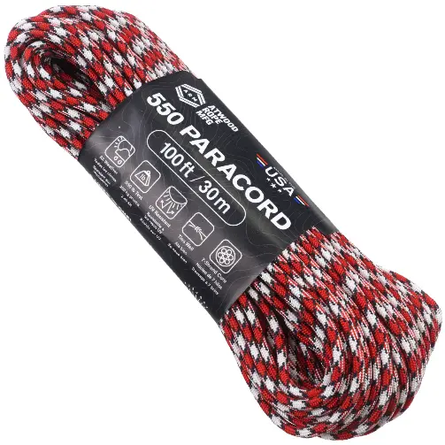 Шнур Paracord 550 Atwoodrope 100ft (bite)