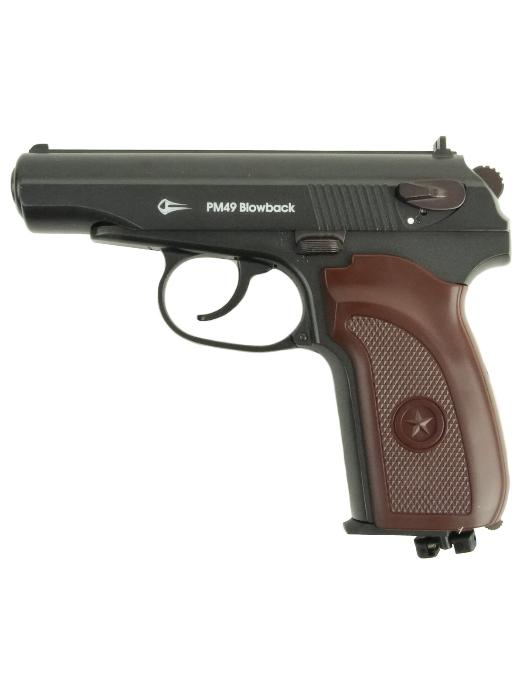 Пистолет пневматический Borner PM49 (Blowback)