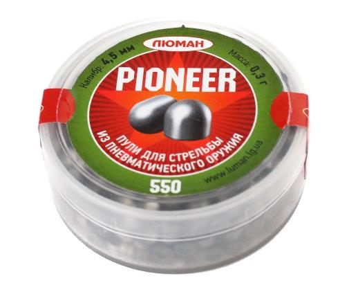 Пуля пневм. Люман Pioneer 4,5 мм, 0,3 г (550 штук)