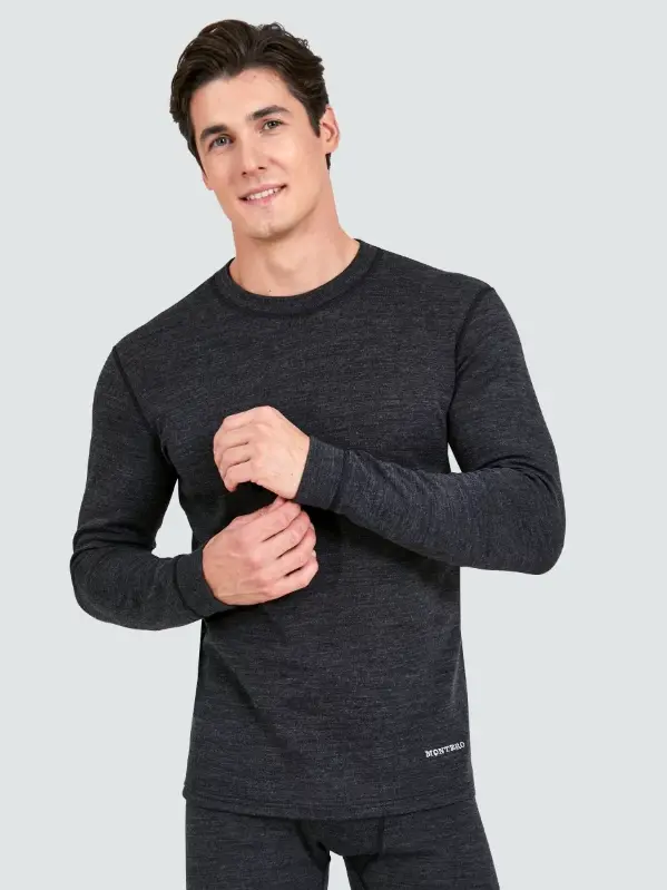 Термобелье унисекс Montero Wool Protection цв.черный №1