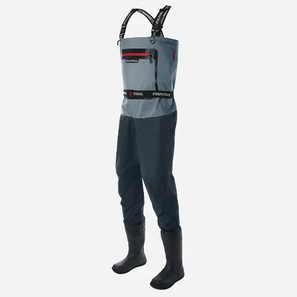 Вейдерсы мужские с сапогами Finntrail Airman 5260 Grey №9