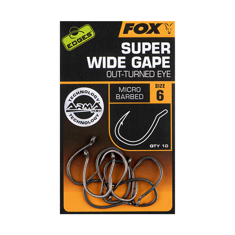 Крючки карповые EDGES Armapoint Super Wide Gape 