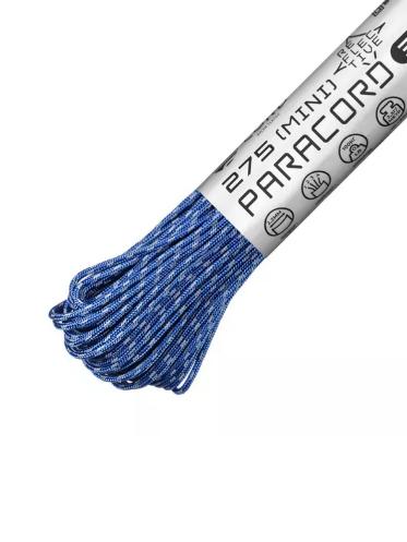 Паракорд 275 (мини) Cord nylon 30м RUS  световозвращающий Ultramarine Blue