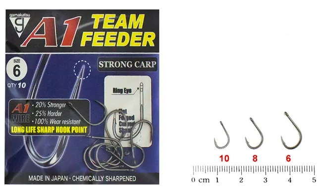 Крючок Gamakatsu A1 Team Feeder Strong Carp