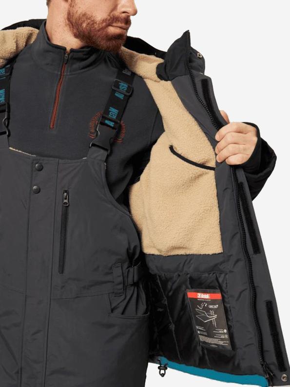 Костюм зимний Alaskan Stream, мор. волна/серый/черный (M) №3