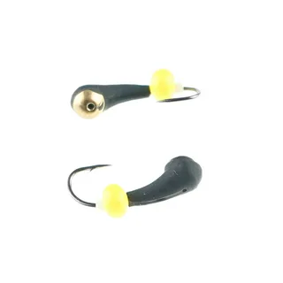 Капля с отверстием с коронкой с эксцентриком желтым 6х3мм 634NQ2