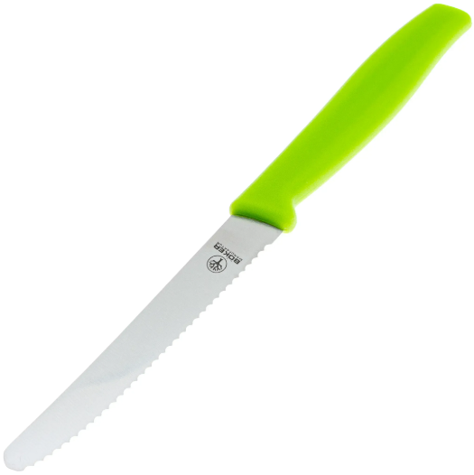 Нож с фиксир. Sandwich Knife Green, рукоять пластик зеленый