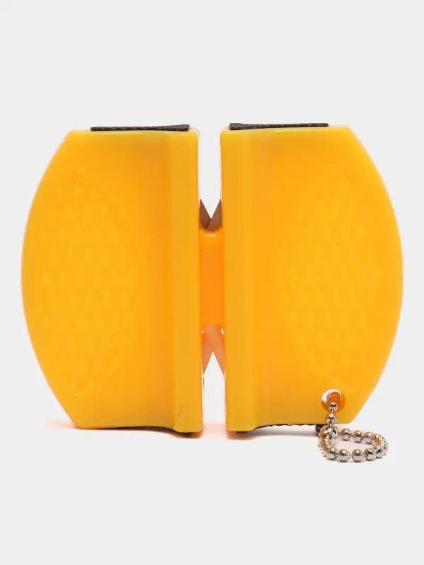 Точилка универсальная карманная для ножей желтая