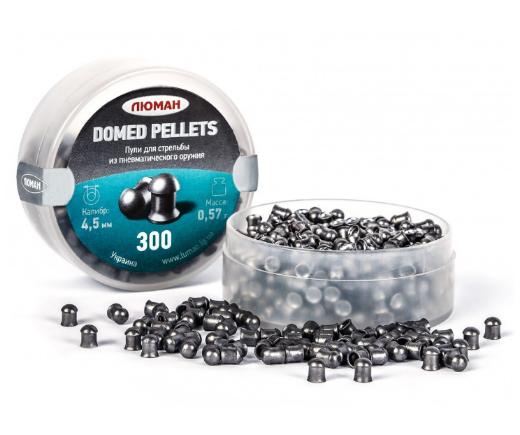 Пуля пневм. Люман Domed pellets 4,5 мм, 0,57 г (300 штук)