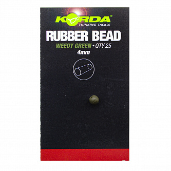 Бусина Korda Rubber Bead Green 4мм