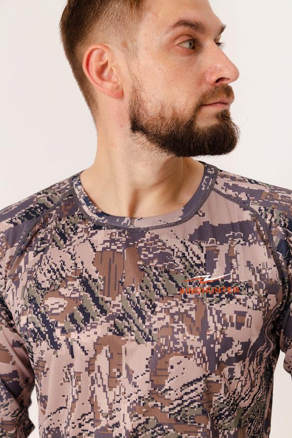 Футболка King Hunter Protection (Camo Gray)  №3