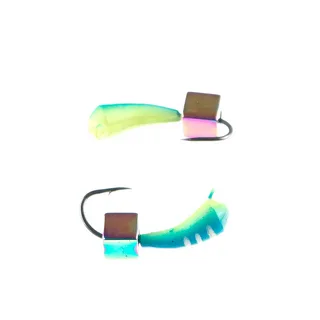 Банан цветной с квадратом хамелеон 7х2,5мм 4823M